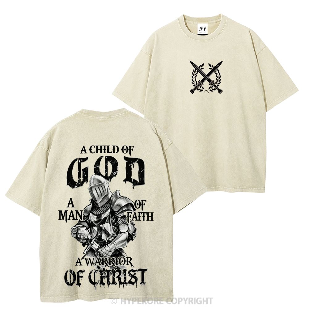 Templar Knights Washed T-shirt-Limited Sale
