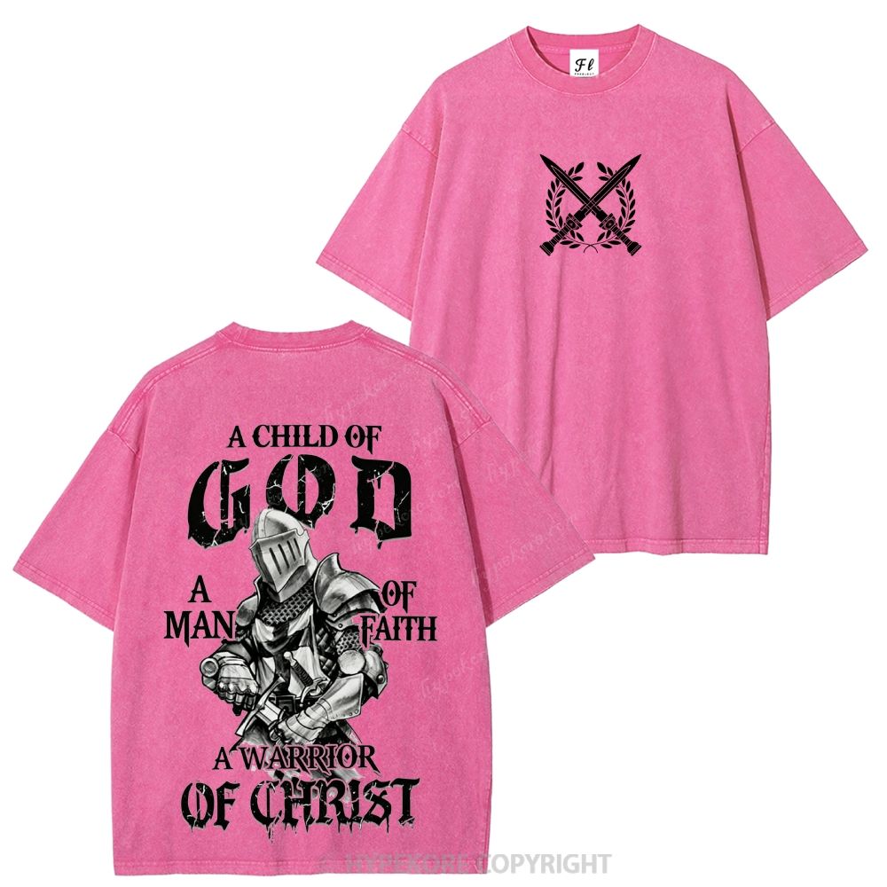 Templar Knights Washed T-shirt-Limited Sale