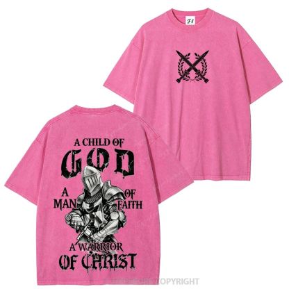 Templar Knights Washed T-shirt-Limited Sale