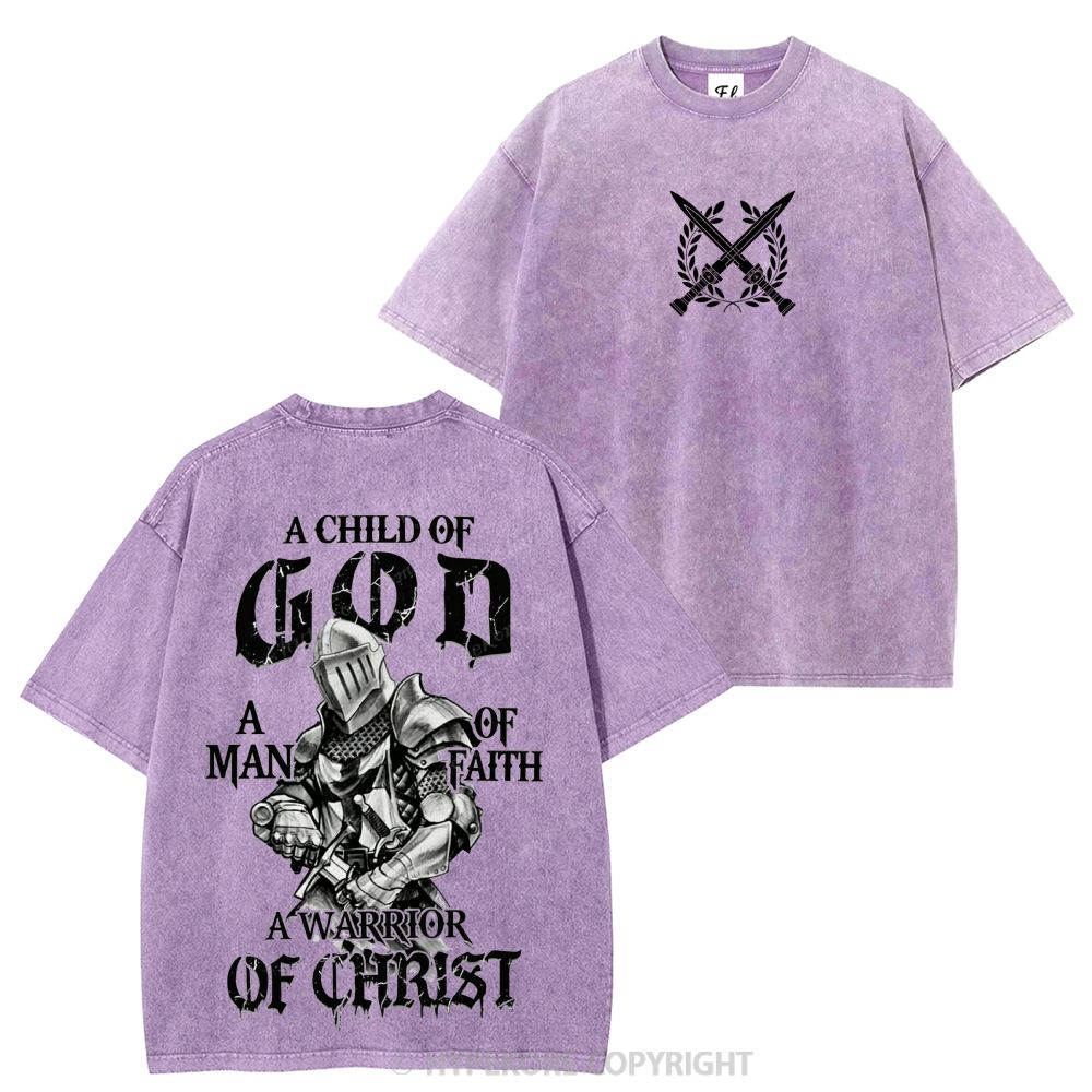 Templar Knights Washed T-shirt-Limited Sale