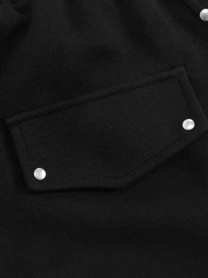 Aelfric Eden Rivet Pleated Baggy Sweatpants-Limited Sale