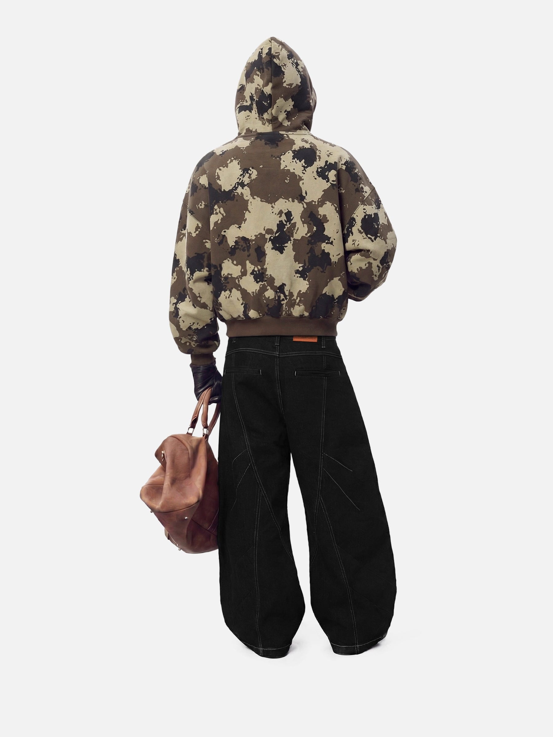 Aelfric Eden Boxy CAMO Zip Up Hoodie-Limited Sale