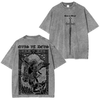 Archangel  Michael Vintage Washed T-shirt/Crewneck/Hoodie-Limited Sale