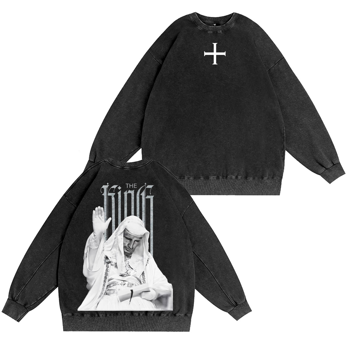 King Baldwin IV Vintage Washed T-shirt/Crewneck/Hoodie-Limited Sale