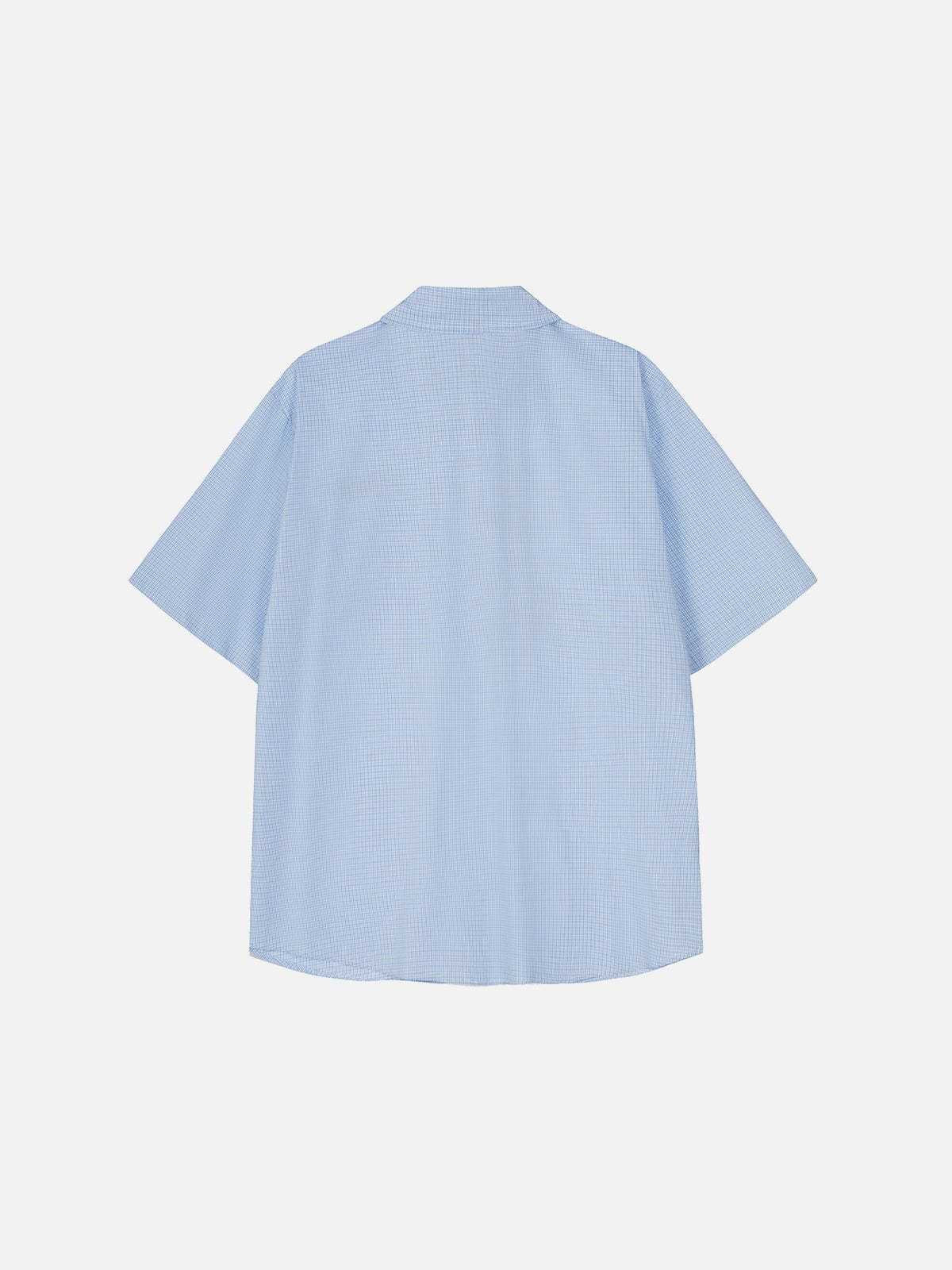 Aelfric Eden Pubby Embroidery Plaid Shirt-Limited Sale