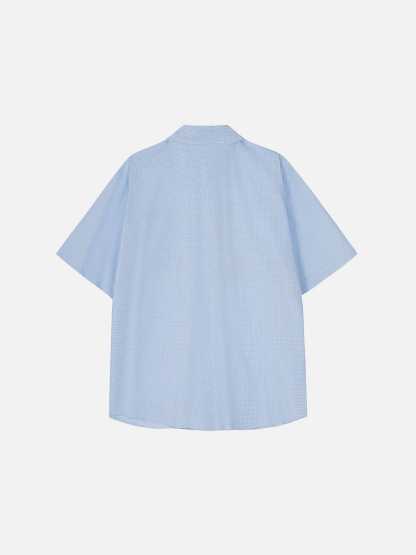 Aelfric Eden Pubby Embroidery Plaid Shirt-Limited Sale