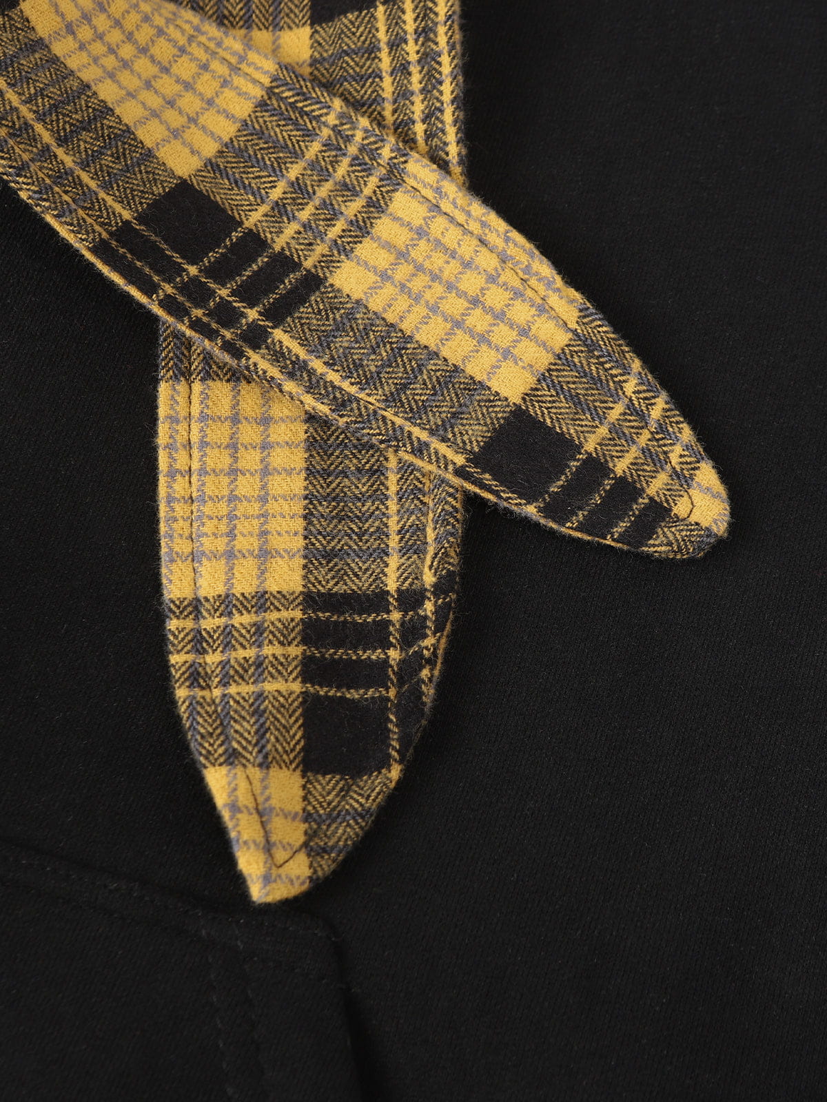 Aelfric Eden Plaid Bow Pullover Hoodie-Limited Sale