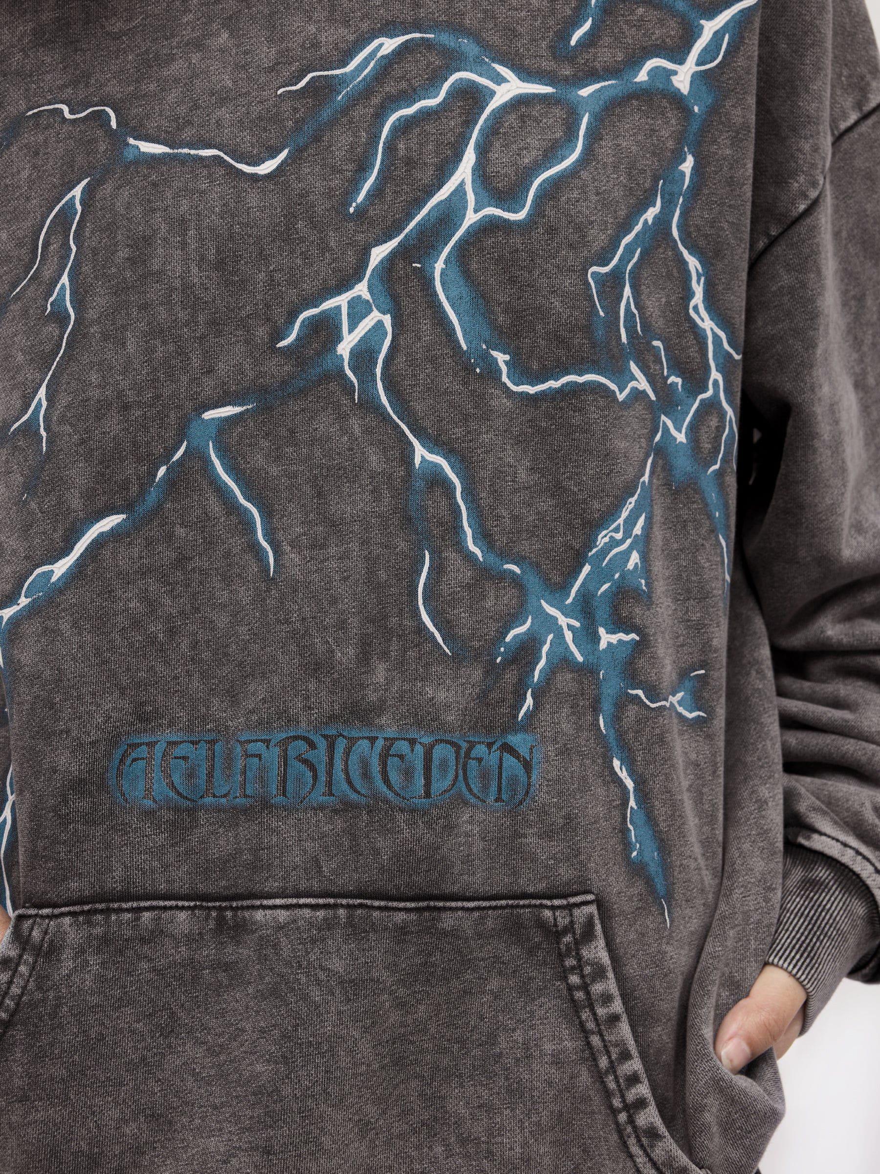 Aelfric Eden Lightning Graphic Hoodie-Limited Sale