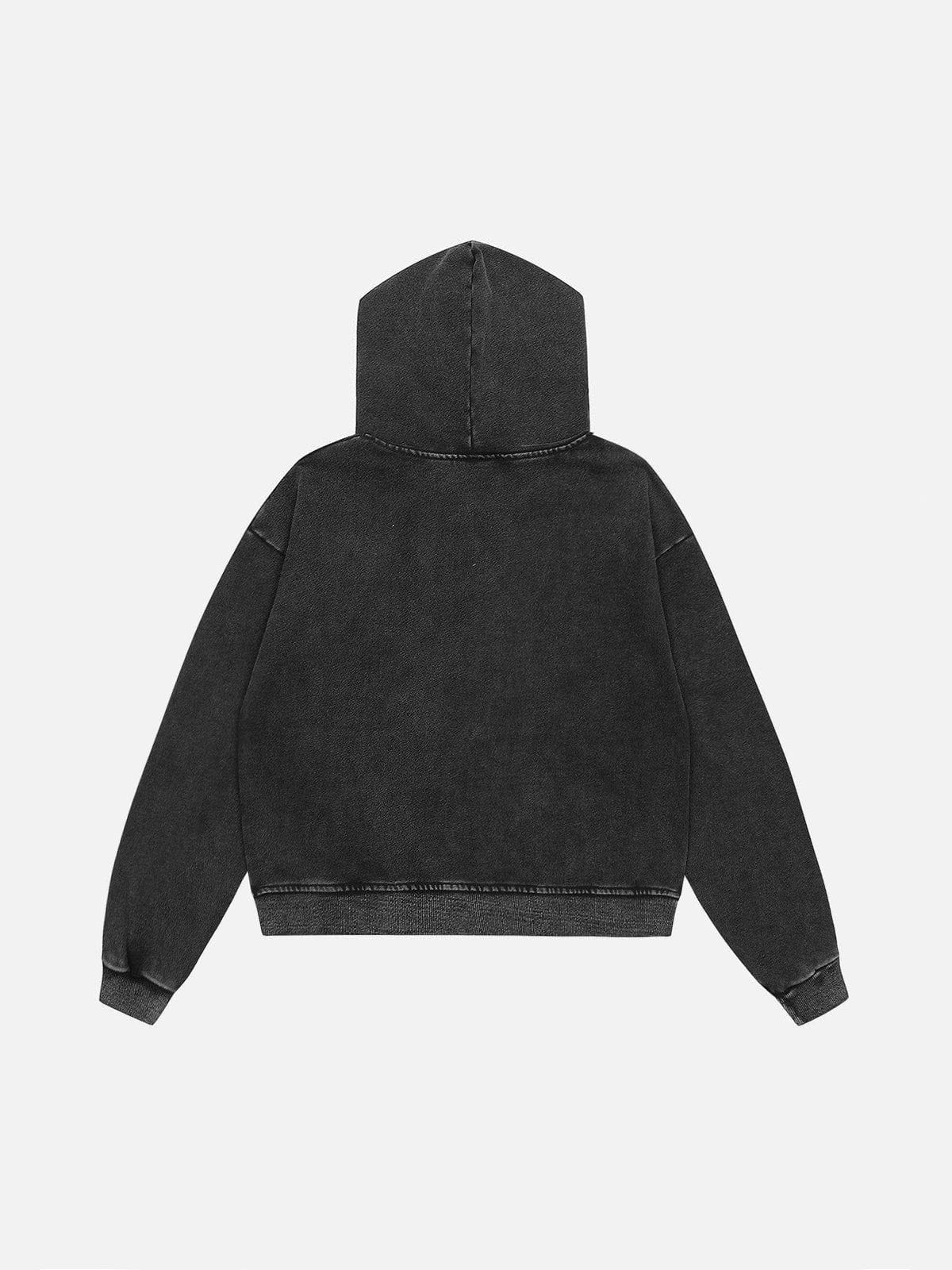 Aelfric Eden Boxy Solid Zip Up Hoodie-Limited Sale