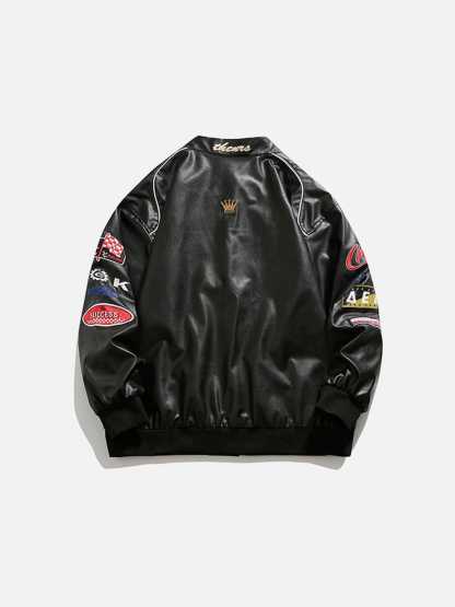 Aelfric Eden Racing Leather Jacket-Limited Sale