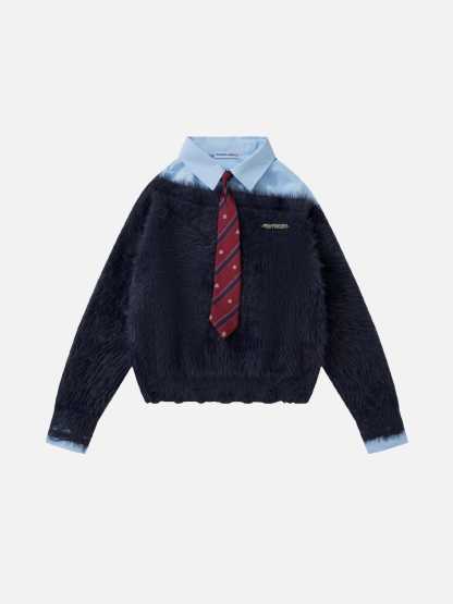 Aelfric Eden Tie Two Layer Sweater-Limited Sale
