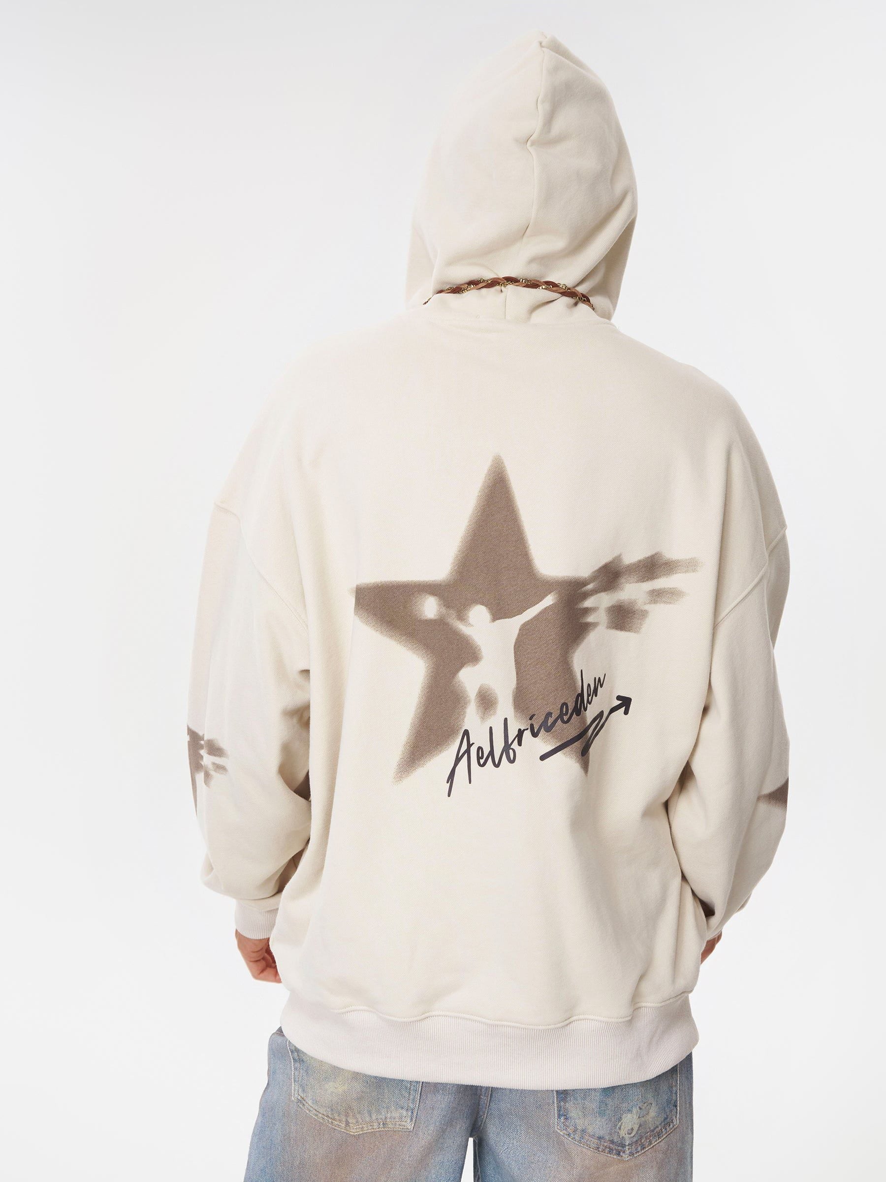 Aelfric Eden Oversized Star Hoodie-Limited Sale
