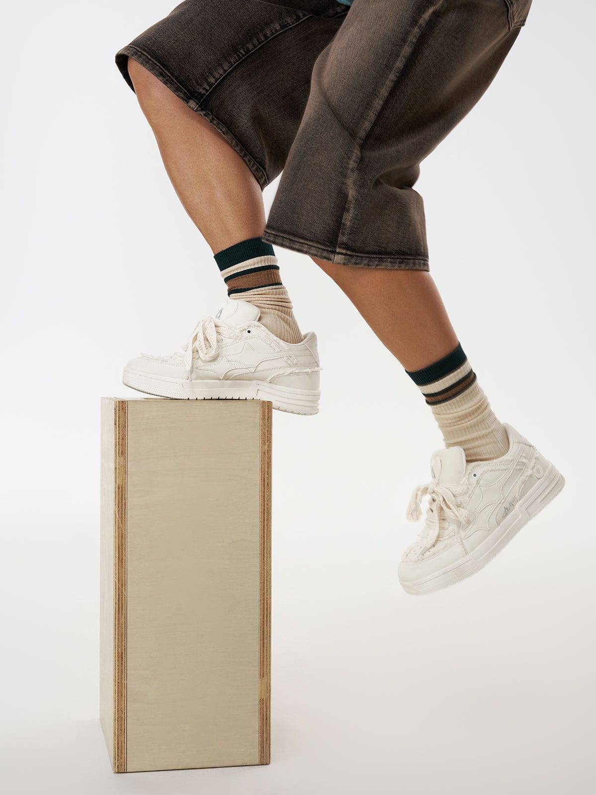 StarryClimb Star Appliqué Skate Shoes-Limited Sale