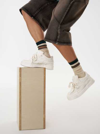 StarryClimb Star Appliqué Skate Shoes-Limited Sale