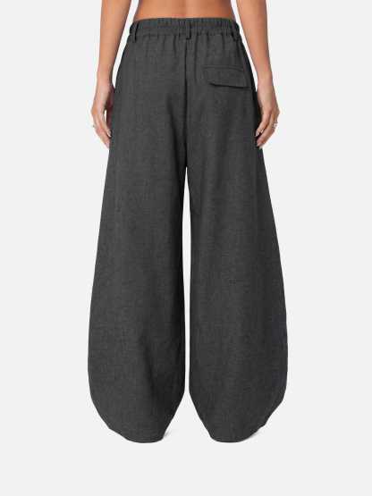 Aelfric Eden Pleated Baggy Barrel Pants-Limited Sale