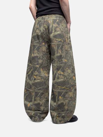 Aelfric Eden Leaf CAMO Baggy Barrel Sweatpants-Limited Sale