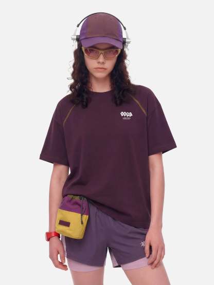 Brezzy Oversized Feather Tech Tee-Limited Sale
