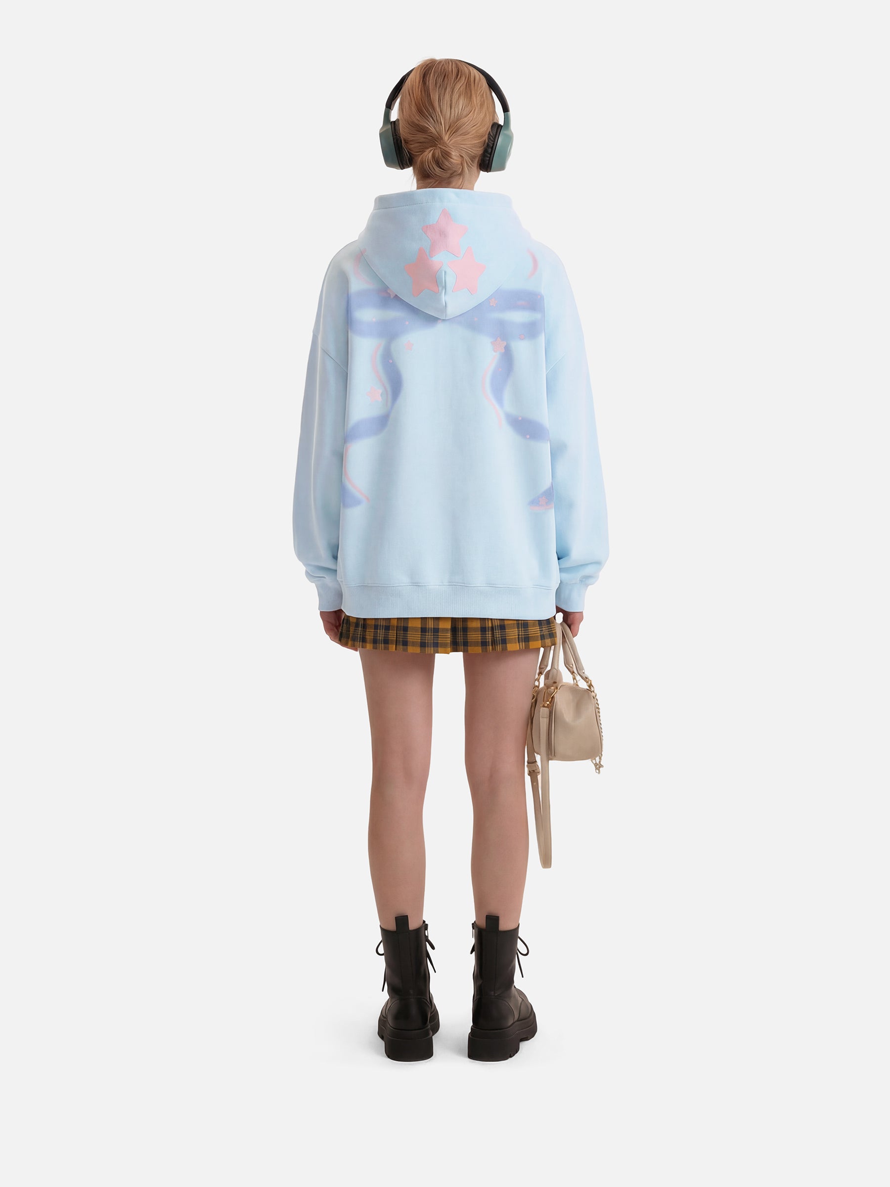 Aelfric Eden Oversized Blurring Bow Hoodie-Limited Sale