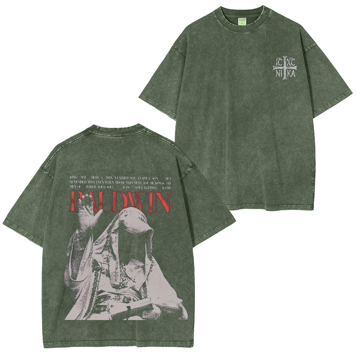 Baldwin IV The Leper King Unisex Washed T-shirt/Crewneck/Hoodie-Limited Sale