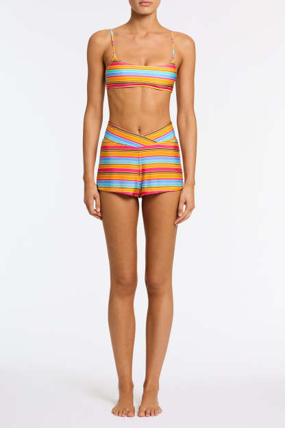 BOBBI - MELON STRIPE Short-Limited Sale