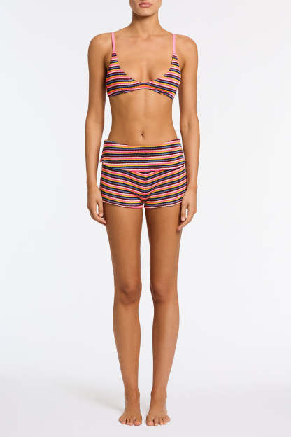ELLI - LONI Stripe Crochet Short