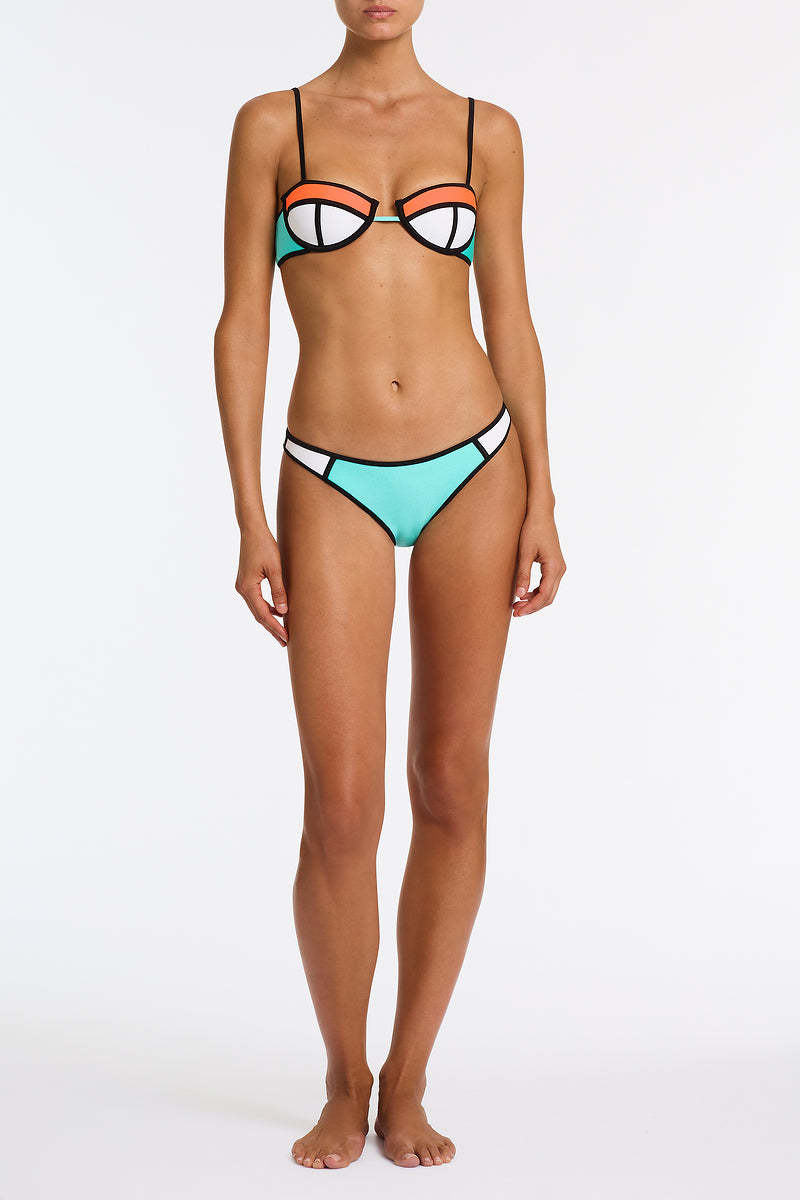 POPPY - TUTTI FRUTTI Neoprene Balconette Bikini Set-Limited Sale