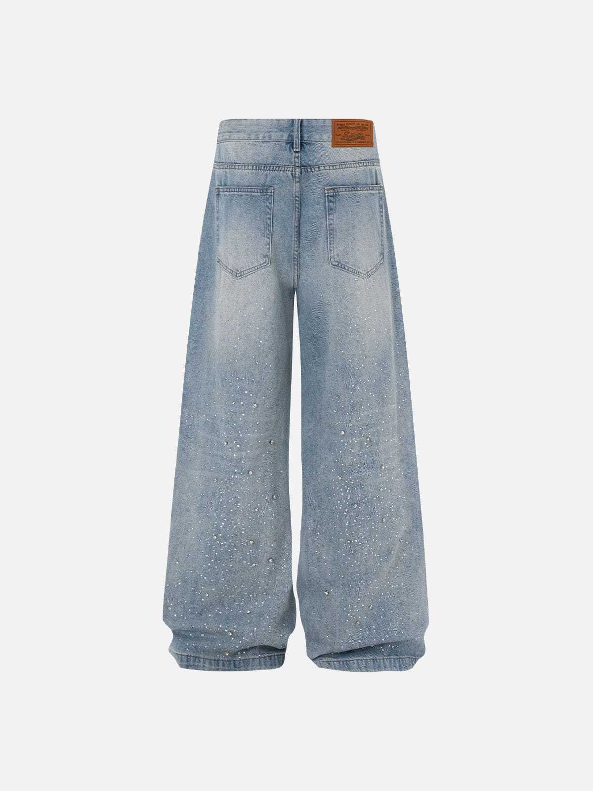 Aelfric Eden Rhinestone Baggy Jeans-Limited Sale