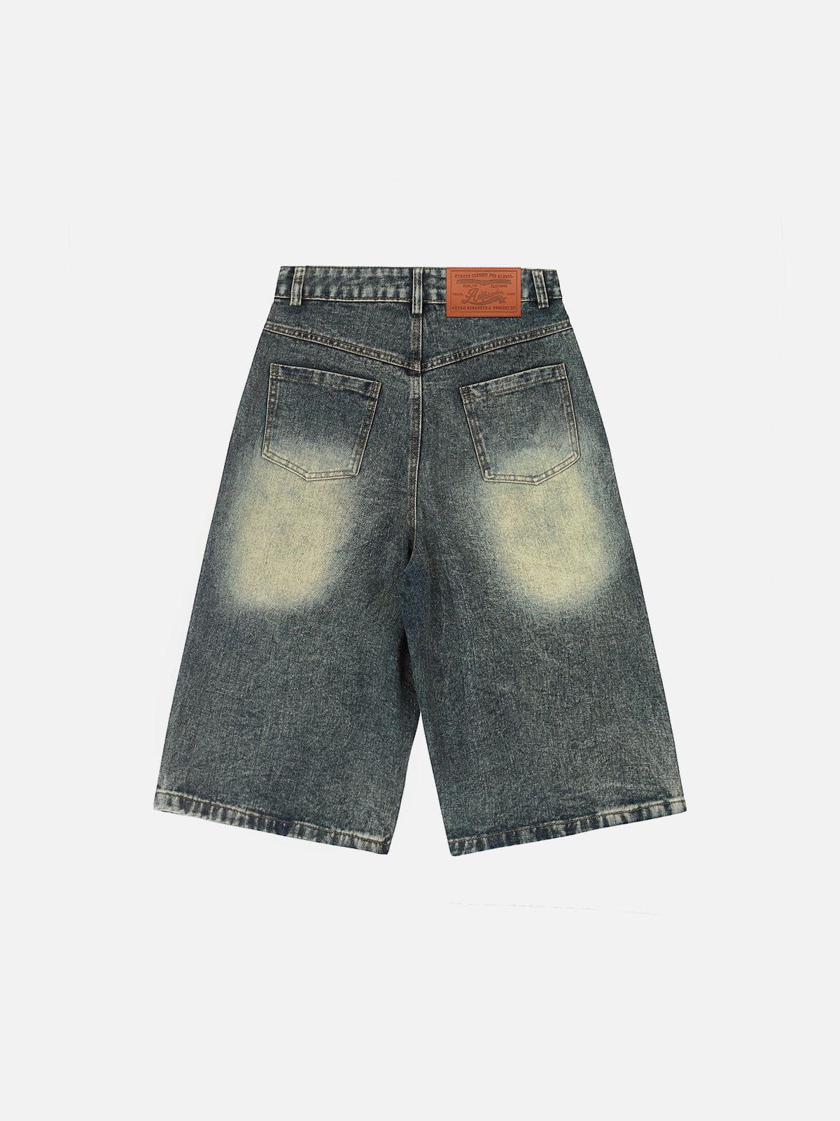 Aelfric Eden Pearl Embellished Baggy Longline Jorts-Limited Sale
