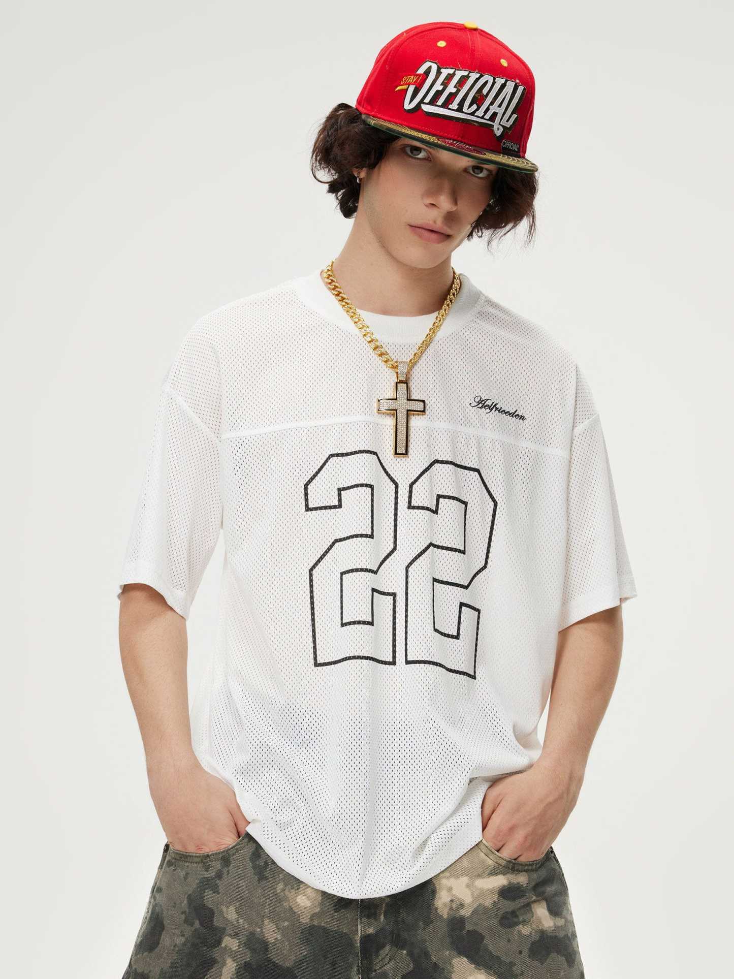 Aelfric Eden 22 Graphic Mesh Football Jersey-Limited Sale