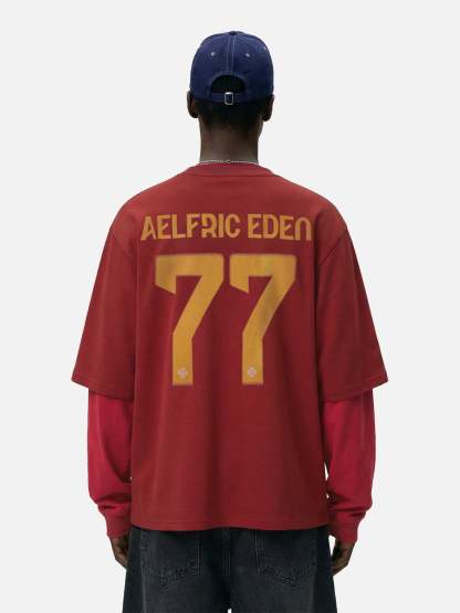 Aelfric Eden 77 Graphic Layered Long Sleeve Tee-Limited Sale