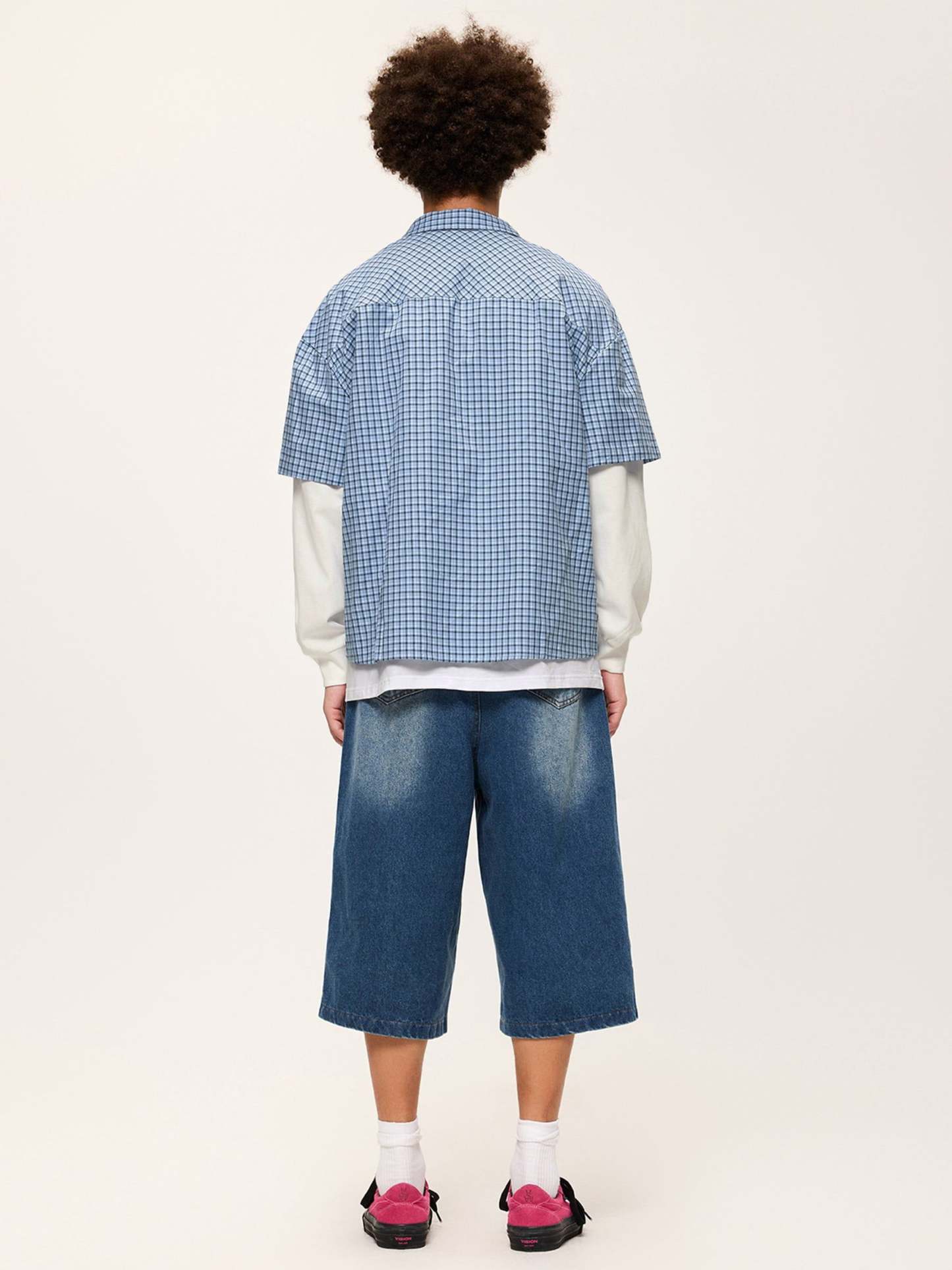 Aelfric Eden Plaid Layered Long Sleeve Shirt-Limited Sale