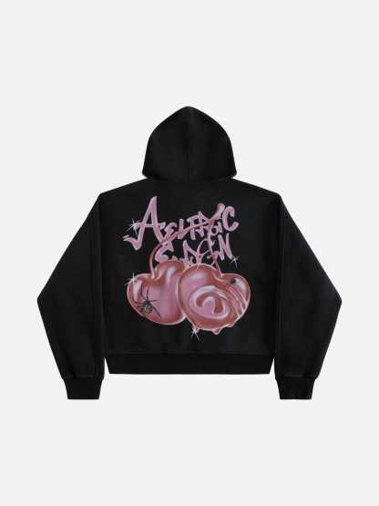Aelfric Eden Boxy Spider Cherry Hoodie-Limited Sale