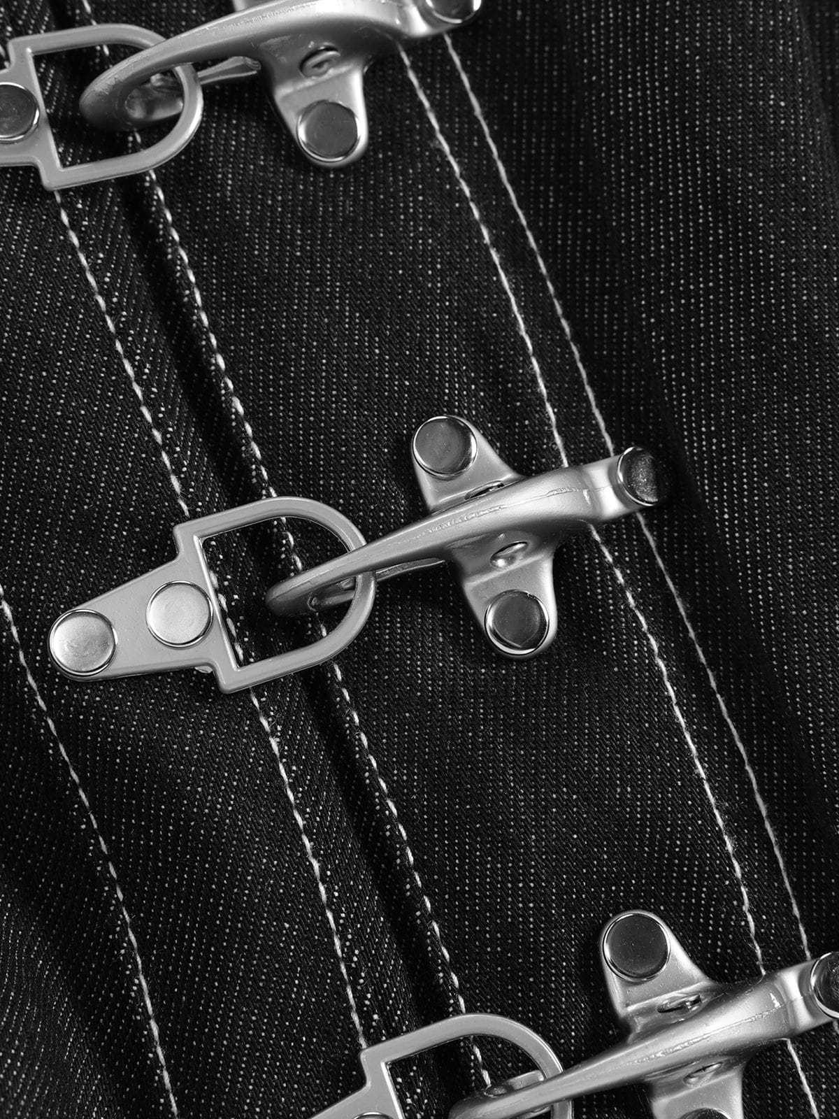 Aelfric Eden Metal Button Raw Baggy Barrel Jeans-Limited Sale
