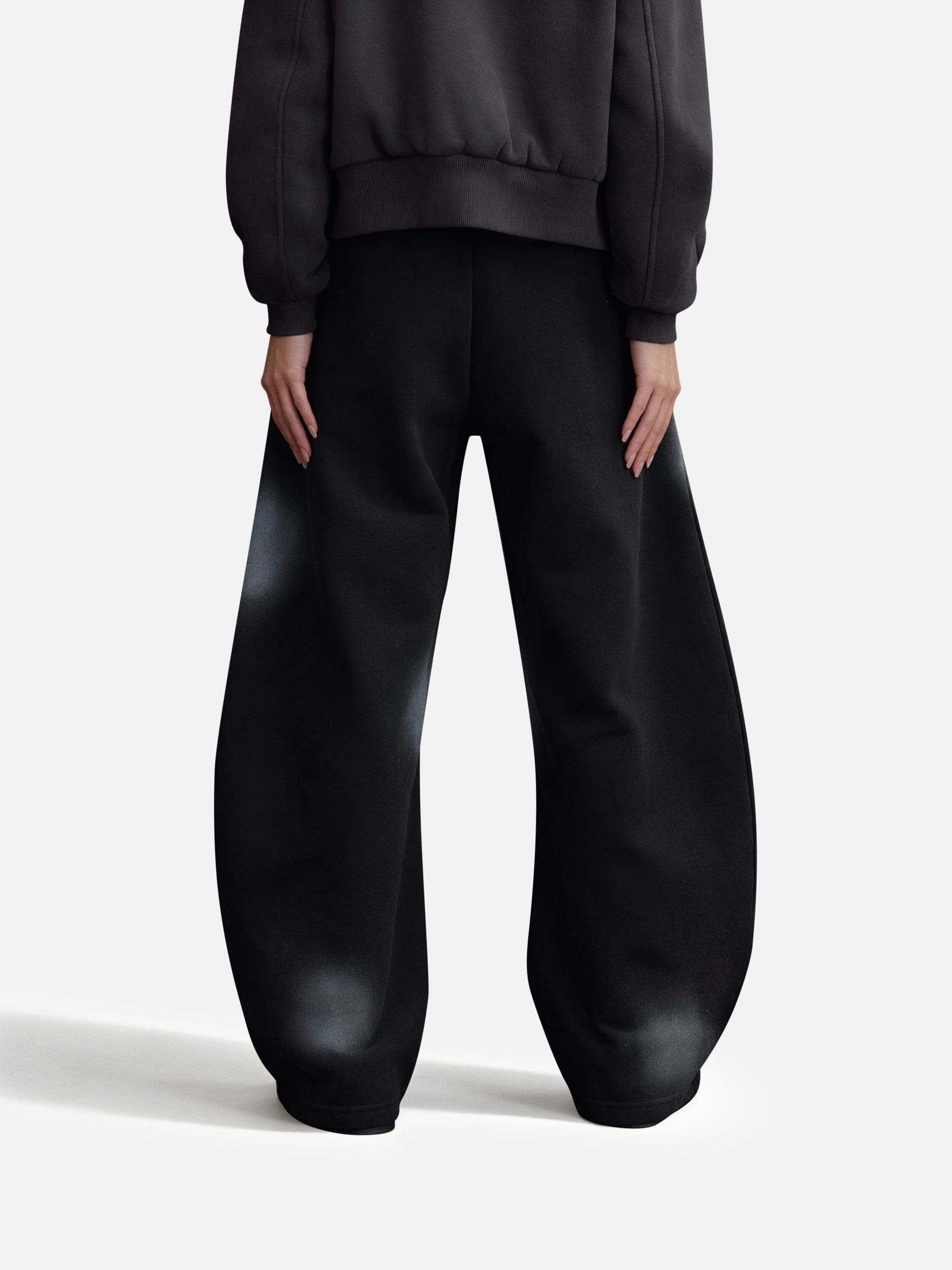 Aelfric Eden Racing Logo Patches Print Super Baggy Barrel Sweatpants-Limited Sale