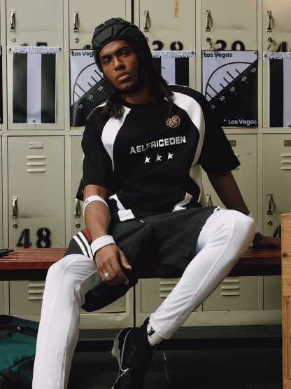 Aelfric Eden Patchwork Contrast Soccer Jersey-Limited Sale