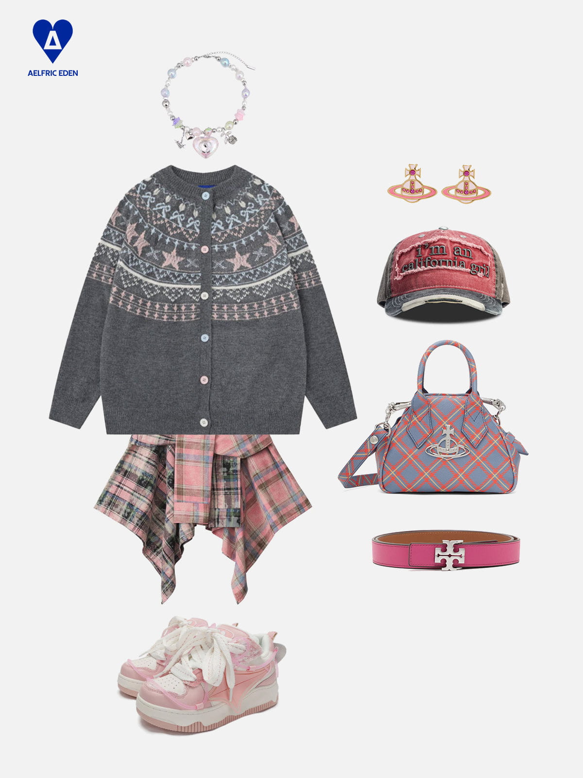 Aelfric Eden Fair Isle Cardigan-Limited Sale