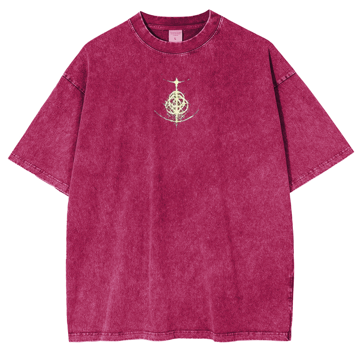 Cursed Goddess Back Elden Ring Vintage Washed Unisex T-Shirt-Limited Sale