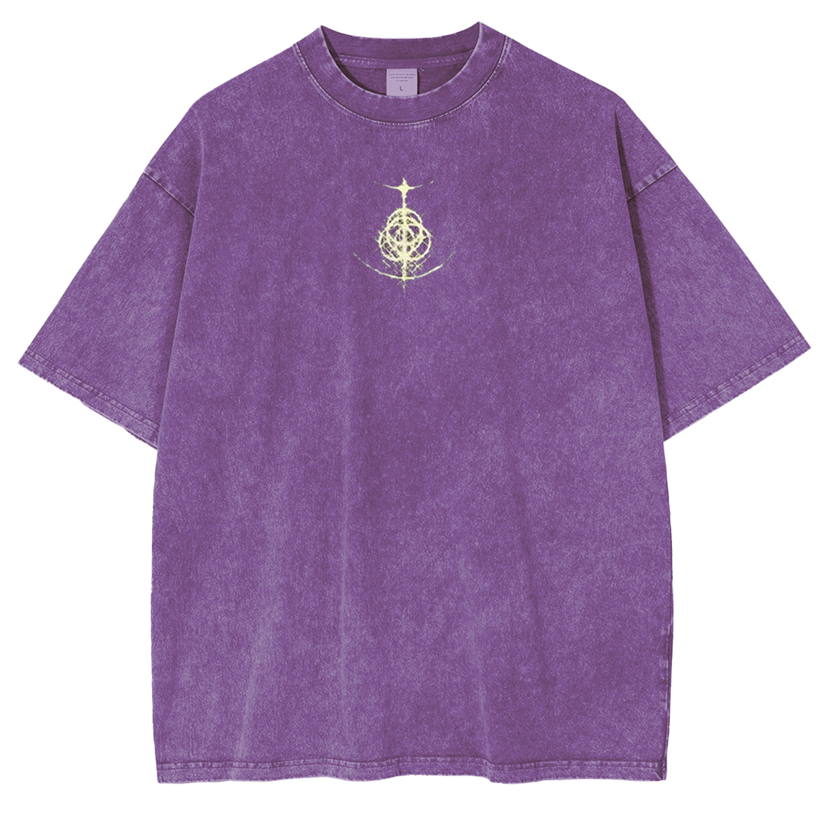 Cursed Goddess Back Elden Ring Vintage Washed Unisex T-Shirt-Limited Sale