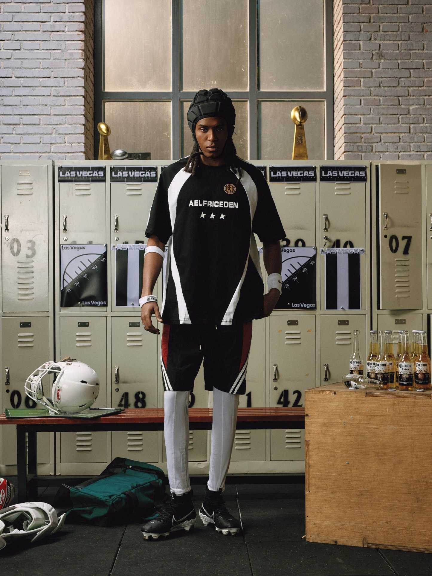 Aelfric Eden Patchwork Contrast Soccer Jersey-Limited Sale