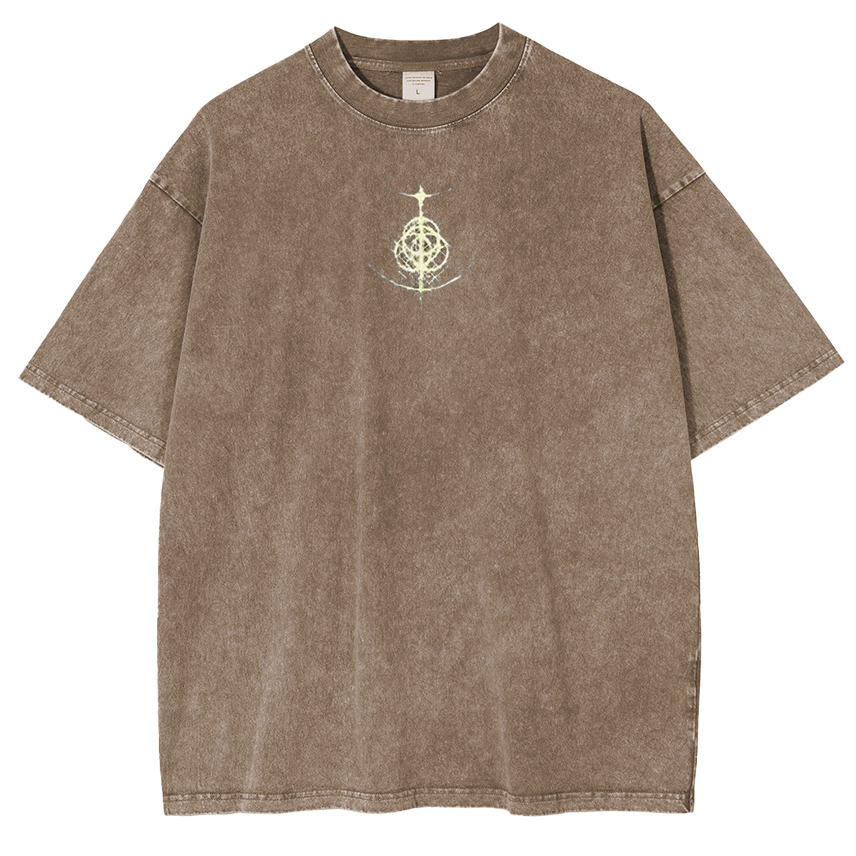 Cursed Goddess Back Elden Ring Vintage Washed Unisex T-Shirt-Limited Sale