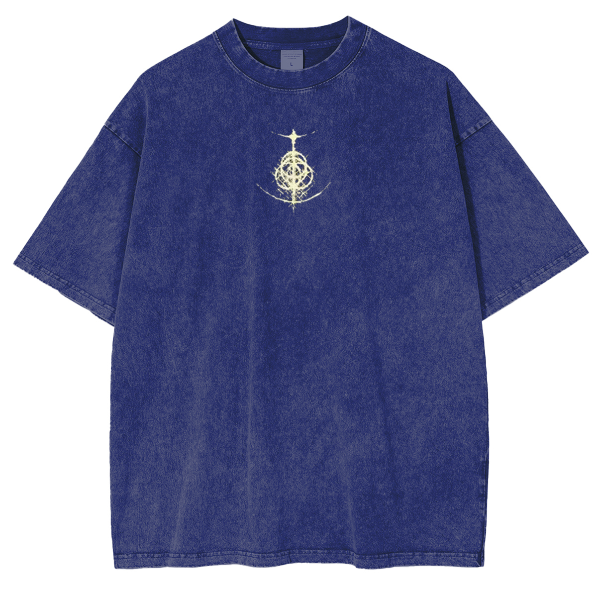 Cursed Goddess Back Elden Ring Vintage Washed Unisex T-Shirt-Limited Sale