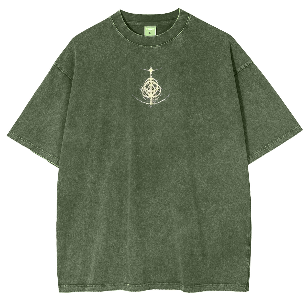 Cursed Goddess Back Elden Ring Vintage Washed Unisex T-Shirt-Limited Sale