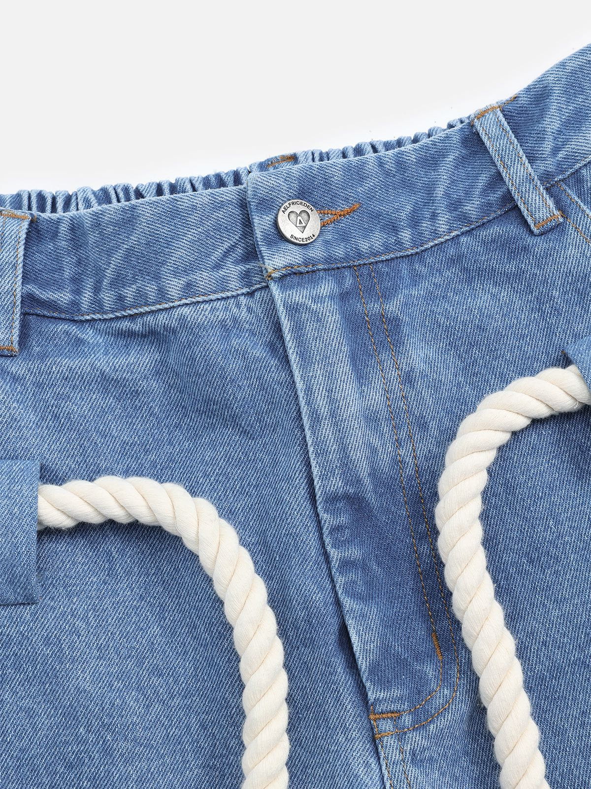 Aelfric Eden Super Baggy Drawstring Waist Jeans-Limited Sale