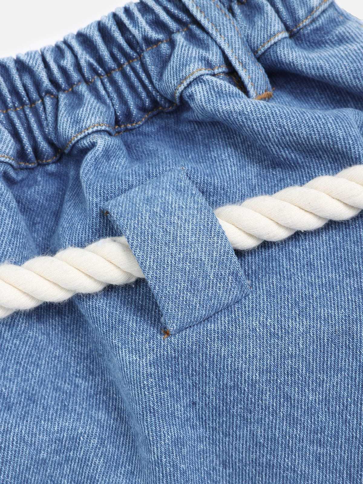 Aelfric Eden Super Baggy Drawstring Waist Jeans-Limited Sale