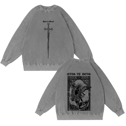 Archangel  Michael Vintage Washed T-shirt/Crewneck/Hoodie-Limited Sale