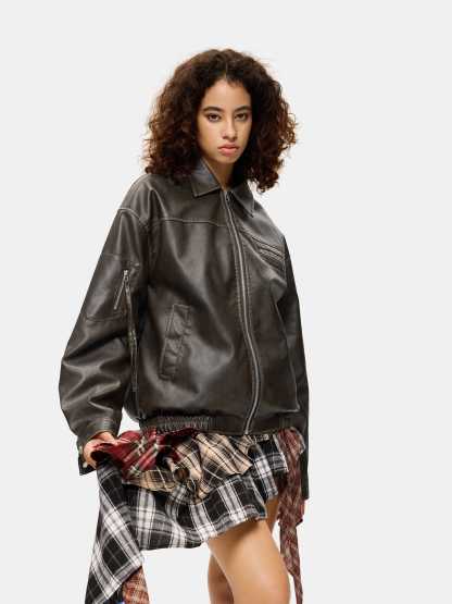 Aelfric Eden Vintage Leather Jacket-Limited Sale