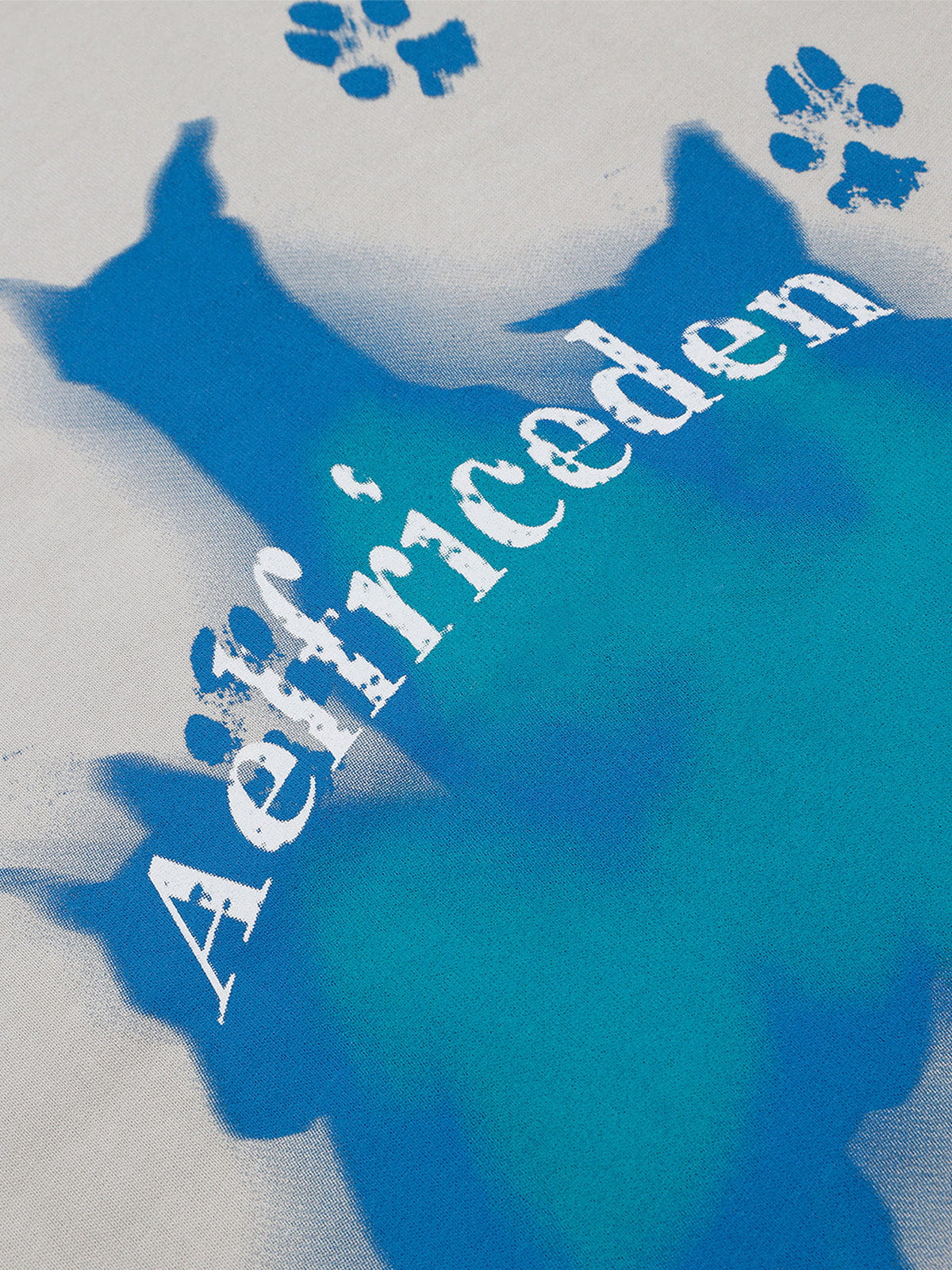 Aelfric Eden Oversized Blurring Doberman Graphic Hoodie-Limited Sale