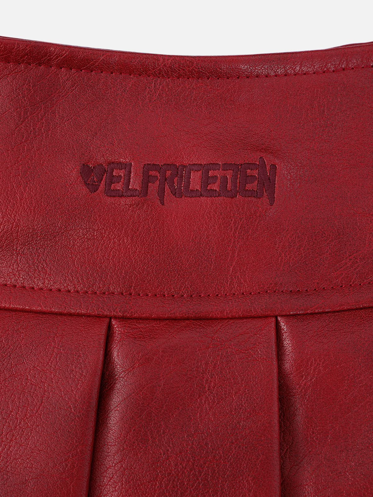 Aelfric Eden Slant Faux Leather Skirt-Limited Sale