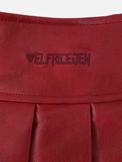 Aelfric Eden Slant Faux Leather Skirt-Limited Sale