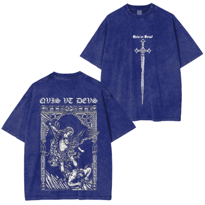 Archangel  Michael Vintage Washed T-shirt/Crewneck/Hoodie-Limited Sale